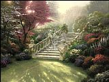 Thomas Kinkade Famous Paintings - Stairway to Paradise